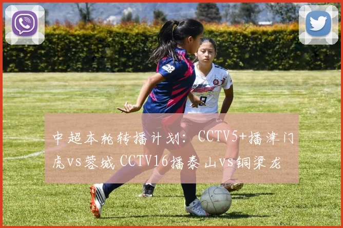 中超本轮转播计划：CCTV5+播津门虎vs蓉城 CCTV16播泰山vs铜梁龙